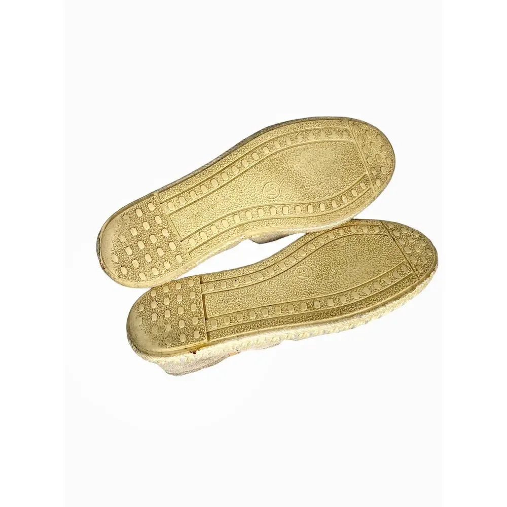 Verbenas Taupe Mushroom Gray Suede Leather Espadrille Flats Spanish Slip Ons